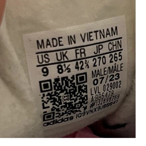 Adidas‎ Gazelle Shoes Originals Navy Blue White Size US Men 9 Women 10 - Picture 2 of 10